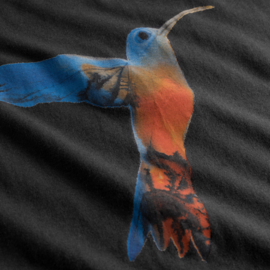 Dedicated - T-Shirt Visby Painted Hummingbird