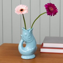 Fish Vase Aqua Blue