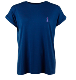Chills & Fever - Shirt Fie Logo Majolica Blue XS