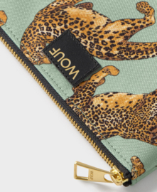 Wouf - Emerald Leopard Pouch
