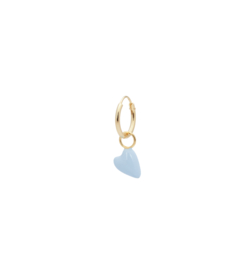 Anna + Nina - Single Frozen Heart Ring Earring