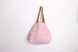 Emma Martin - Classic Bag Pink Herringbone