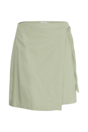 Ichi - Linno Skirt 2 Tea Green