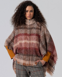 Surkana - Chequered Poncho