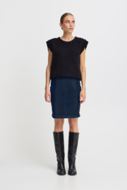 Ichi - Cordano Skirt dark navy