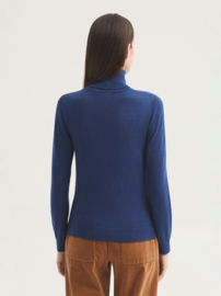 Nice Things - Basic Turtle Neck Sweater ink blue
