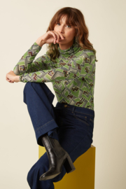 King Louie - Rollneck Top Leia Mesh