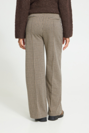 Ichi - Kate Woolley Pants brown checks