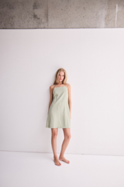 Ichi - Linno Dress 4 Tea Green