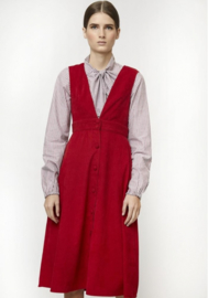 Compania Fantastica - Red Pinafore dress