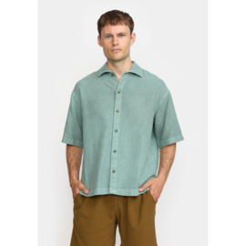 Revolution - Oversized short-sleeved shirt dustgreen