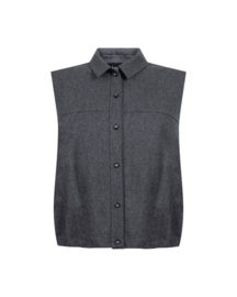 Another Label - Isabeau Shirt Grey Flannel