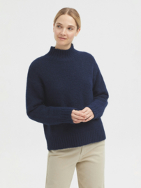 Nice Things - Turtle Neck Sweater Navy