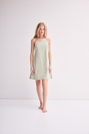 Ichi - Linno Dress 4 Tea Green