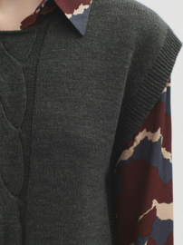 Nice Things - Grey knit vest