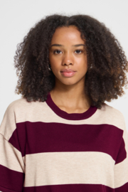 Ichi - Luls Loose Top Wide Stripe