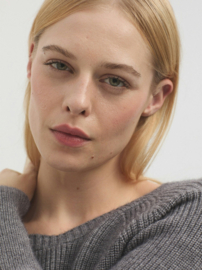 Nice Things - Ribbed Sweater with side zip