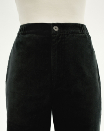 Thinking Mu - Black Microcord Maia Pants