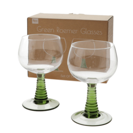 Retro Roemer Glasses - Set of 2