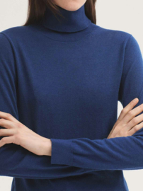 Nice Things - Basic Turtle Neck Sweater ink blue