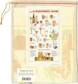 Cavallini - Kitchen Towel Bartender's Guide