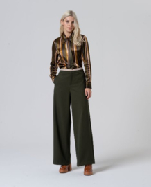 Surkana - Wide pants with contrast waistband
