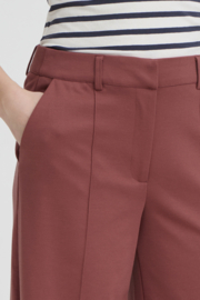 Ichi - Kate Sus Office Long Wide Pants Cowhide