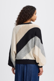 Ichi - Kamara Pullover Black Striped