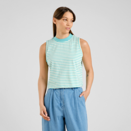 Dedicated - Top Namsos Stripes Pool Blue
