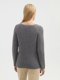Nice Things - Ribbed Sweater with side zip