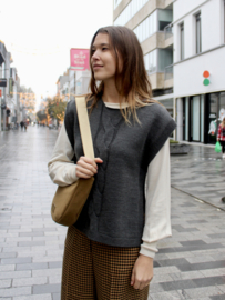 Nice Things - Grey knit vest