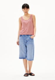 Armedangels - Minaami Lita Top oatmilk/coral