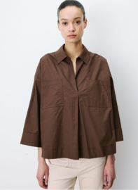 Grace & Mila - Ambre Blouse Chocolate