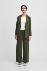 Ichi - Kate Sus Office Wide Pants Forest Night