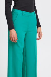 Ichi - Lexi Wide Pants green-blue