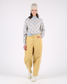 Wemoto - Manon Sweater Pigeon Blue/Sand