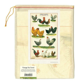 Cavallini - Kitchen Towel Chickens