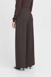 Ichi - Kate Jacquard Pants 9 Black/Brown