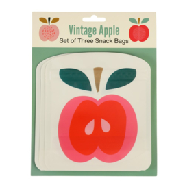 Vintage Apple Snack Bags
