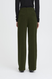 Ichi - Kate Corduroy Pants Rifle Green