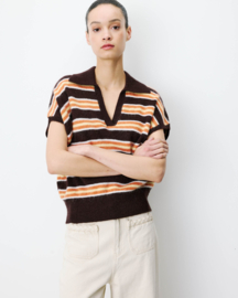 Grace & Mila - Aizen Polo Sweater Chocolat