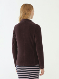 Nice Things - Elastic Cord blazer aubergine