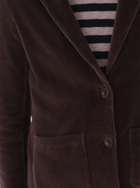 Nice Things - Elastic Cord blazer aubergine