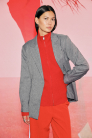 Ichi - Ducie Cardigan Fiery Red