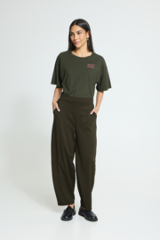Ichi - Kate Barrel Trousers Chicory Coffee