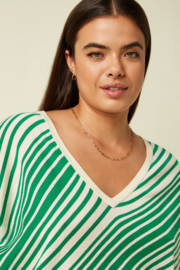 King Louie - Valentina V-neck Top Armada