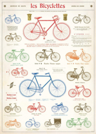 cavallini - Vintage Poster Les Bicyclettes