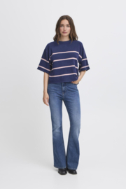 Ichi - Dasila Knit Top Patriot Blue
