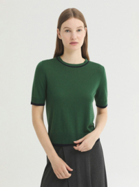 Nice Things - Short Sleeve Jumper Green