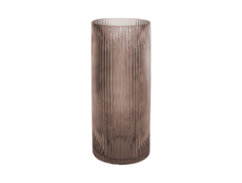 Pt - Vase Allure Large chololate brown